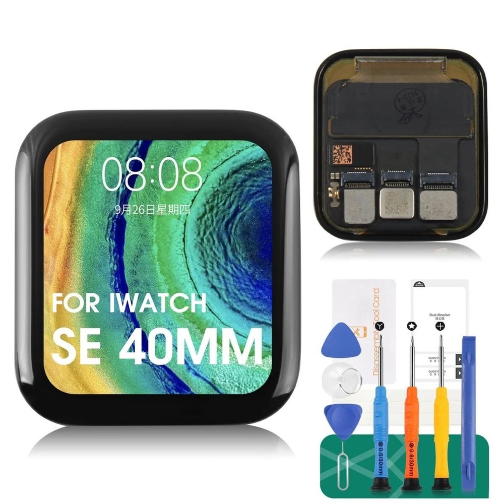 Screen Replacement for Apple Watch SE 40mm LCD Digitizer Assembly Tool Kit